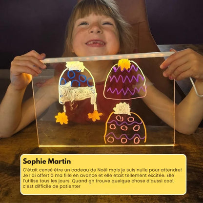 LumiCréatif™ Tableau de Dessin LED qui stimule la créativité